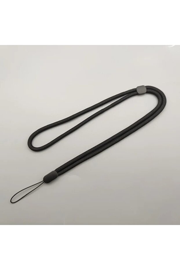 Black Cute Phone Lanyard Adjustable Diameter Outdoor Universal Case Crossbody Shoulder Card Neck Cor