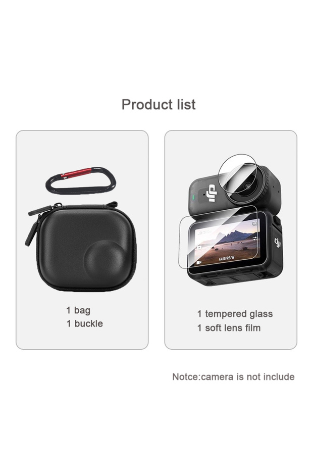 set 3 Mini Bag Box for DJI Osmo Nano Safely Waterproof Shockpoof Bag Protective Case for DJI Osmo Na