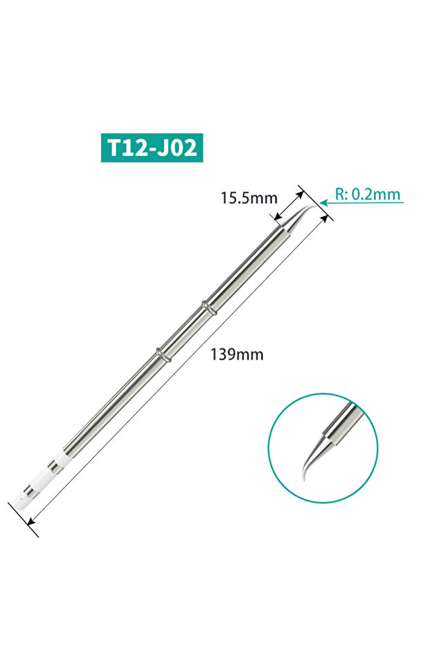 T12-J02 New T12-I BC2 BC3 ILS J02 JL02 D24 T12 Series Replace Soldering Iron Tips For Hakko fx951
