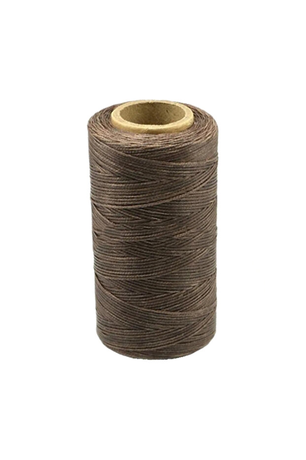 Coffee 260 m Nylon Leather Sewing Waxed Thread, Practical Long Stitching Thread, for Leather Craft D
