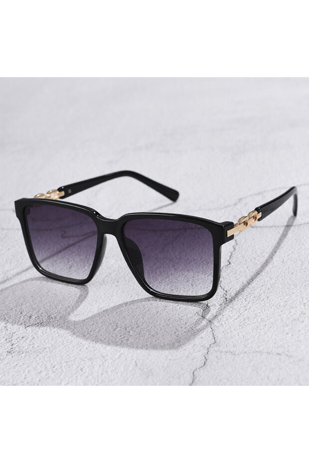 black grey Fashion Womens Sunglasses Square Style Sun Glasses Accessories Gradient Lens Anti-UV400 L