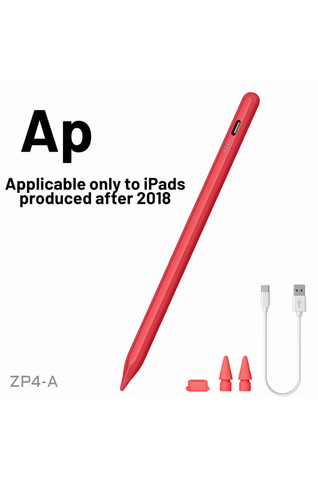 ZP4-AP-Red-01 For Apple Pencil Palm Rejection Power Display Ipad Pencil Pen For iPad Accessories 202