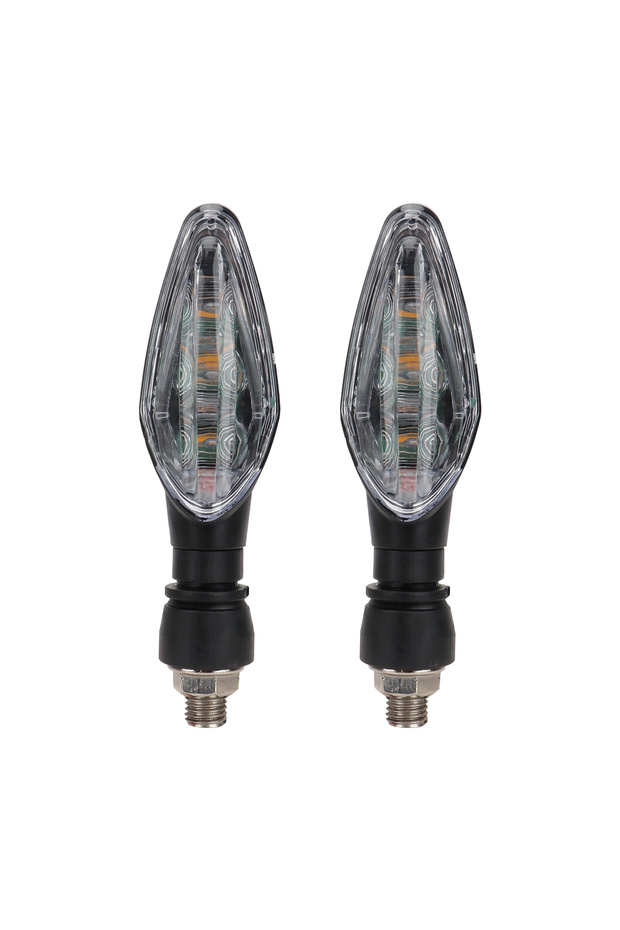 1 Pair 2Pcs Motorcycle Turn Signal Light Super Bright Amber Blinker Indicator Waterproof Motorcycle