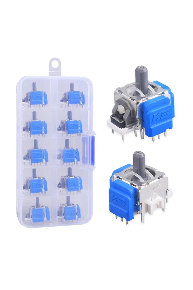 10 Pcs with box Qualitied TMR Electromagnetic Hall Effect Joystick Replacement 3D Analog Stick for D