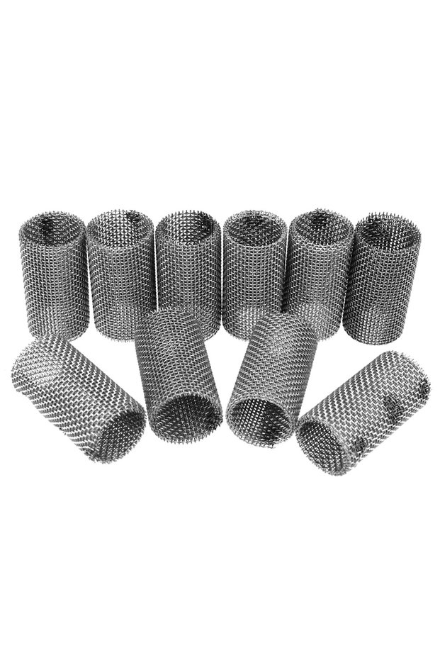 Silver 10Pcs For Diesel Air Parking Heater 3-Layers Filter Mesh Car Glow Plug Burner Strainer Screen