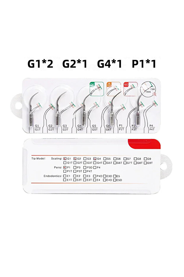 1set 5pcs Dental Ultrasonic Scaling Tips Scaler Tip Accessories Oral Teeth Cleaning Periodontics End