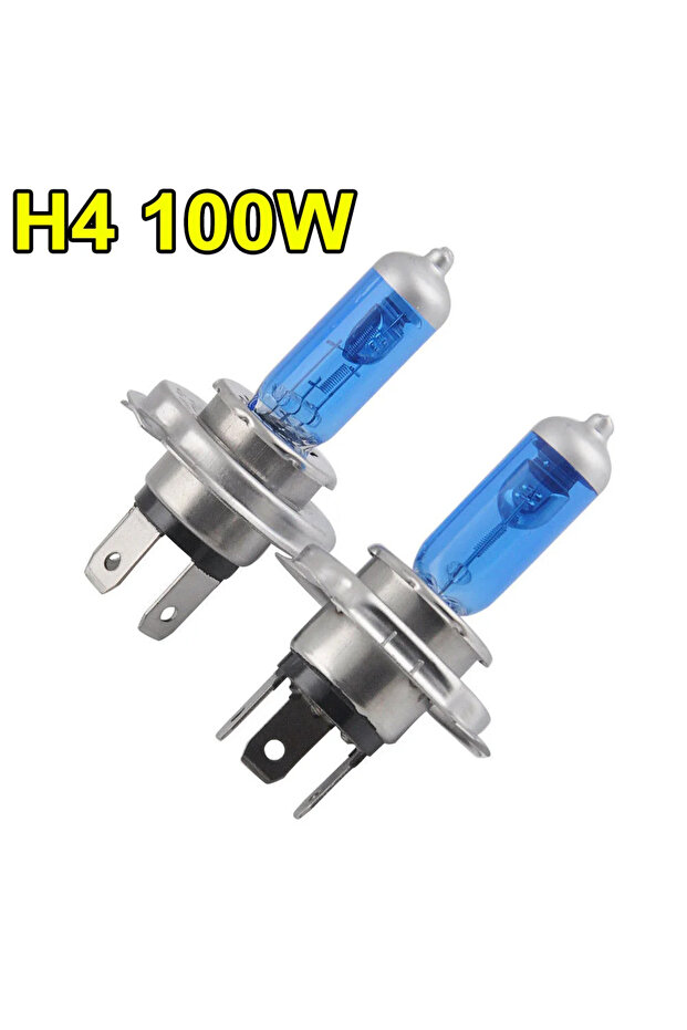 Green 2Pcs Car Auto Lamps Halogen Lamp Super Bright Halogen Car Headlight Super LED Bulbs White 12V