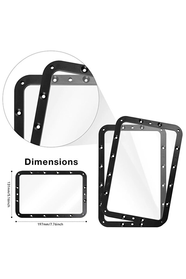 2pcs 2Pcs Quick Replacement FEP Film Integrated Design For Photon Mono 2 / Mono 4 / 4 Ultra Resin 3D