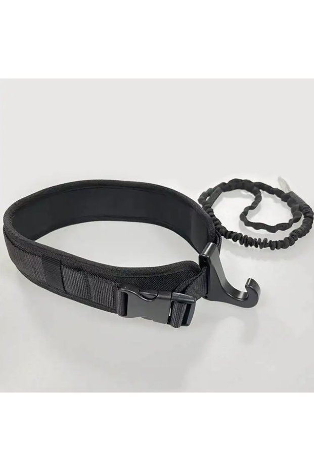Black High Quality Outdoor KiteSurfing Waist Protection Belt Adjustable Nylon Waist Belt with Bungee