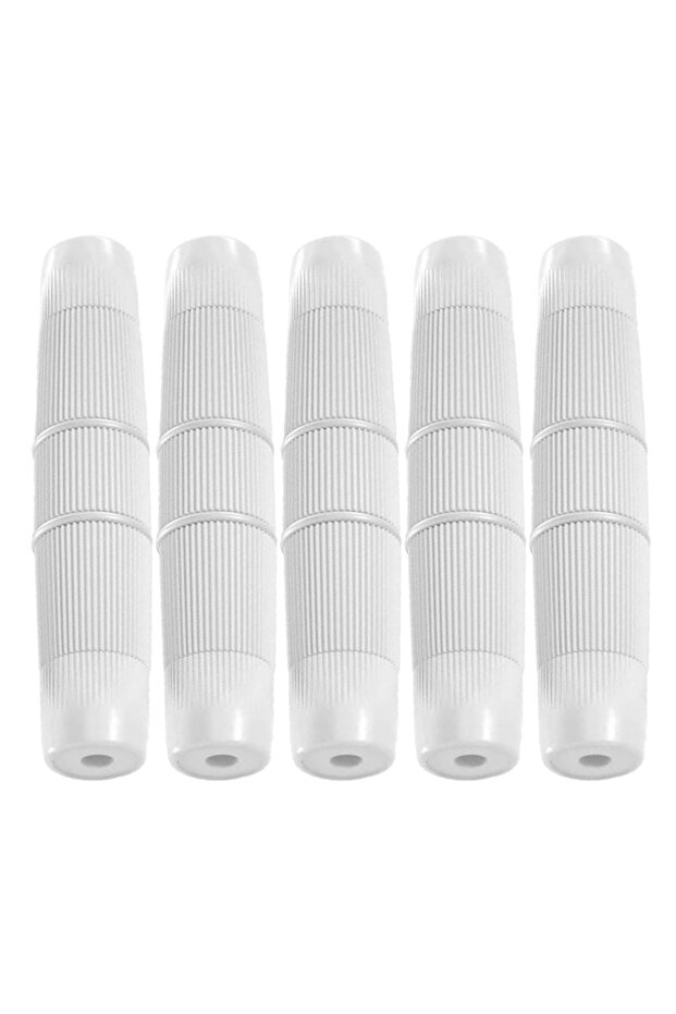 5PCS White 5PCS RJ45 Connector IP67 Waterproof Straight Through Adapter for Outdoor Broadband Networ