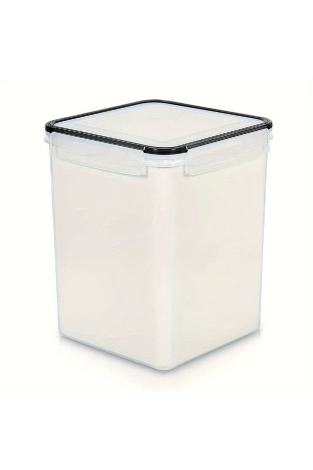 1pc-JB0001 1/2pcs Food Storage Containers 5.2L/175Oz, BPA Free Plastic Airtight Food Storage Caniste