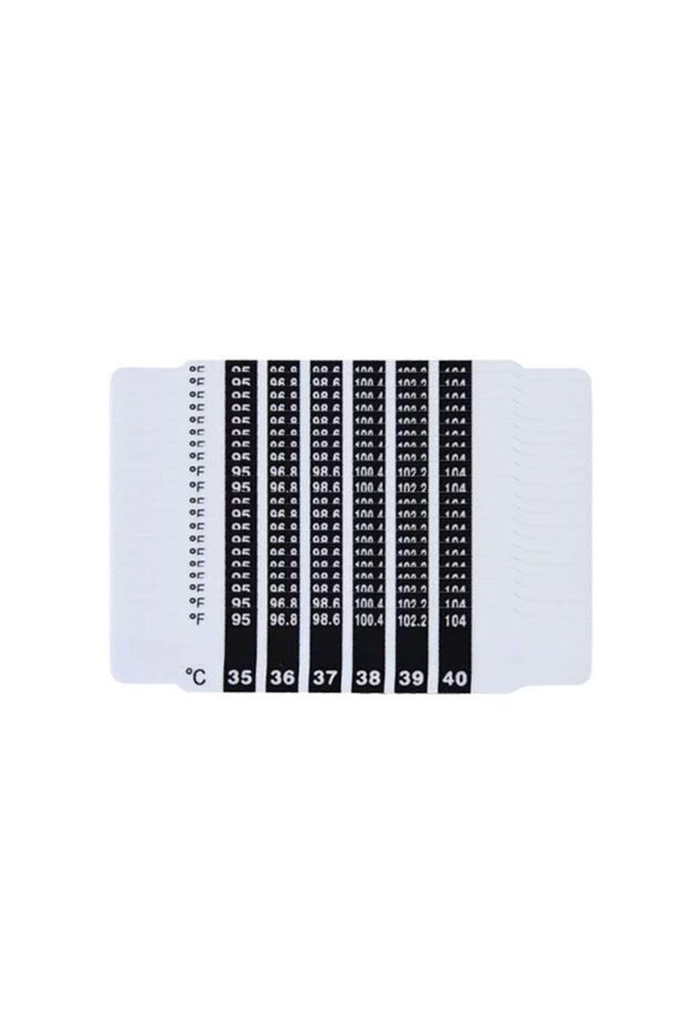 DUTRIEUX 20pcs 10/20Pcs Forehead Head Strip Thermometer Water Milk Thermometer Fever Body Baby Child