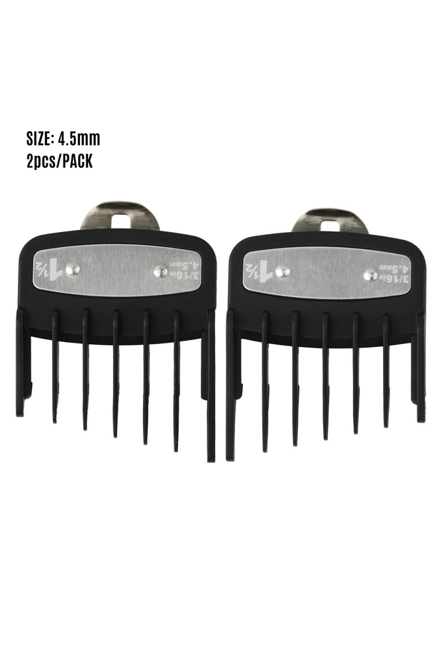 4.5mm 2Pcs Professional Sideburns Barber Haircut Guide Comb Hair Clipper Limit Combs Trimmer Guards