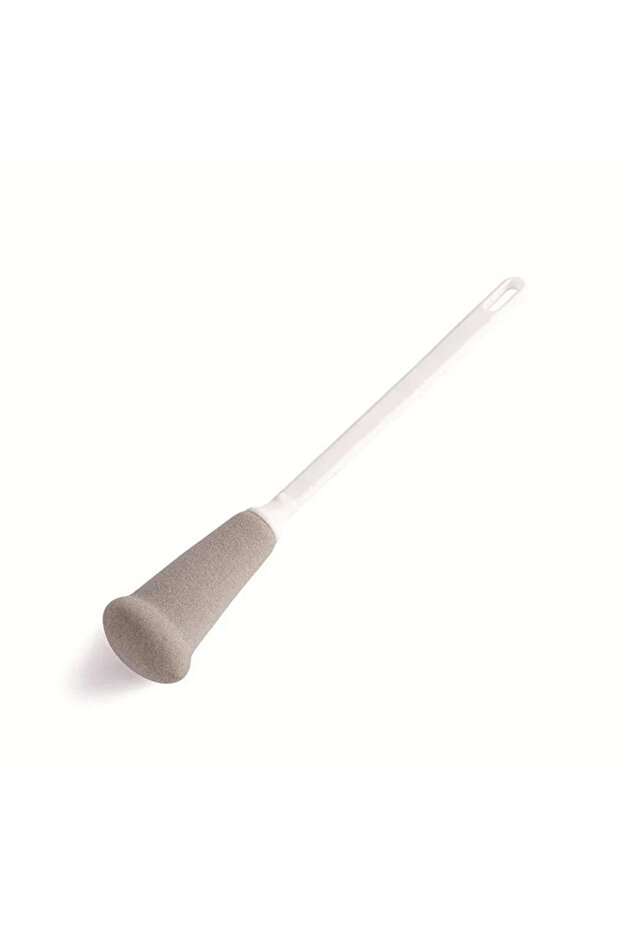 1pc White Long Handle Sponge Cup Brush Milk Bottle Wineglass Cups Clean Brush Tea Cup Thermos Bottle