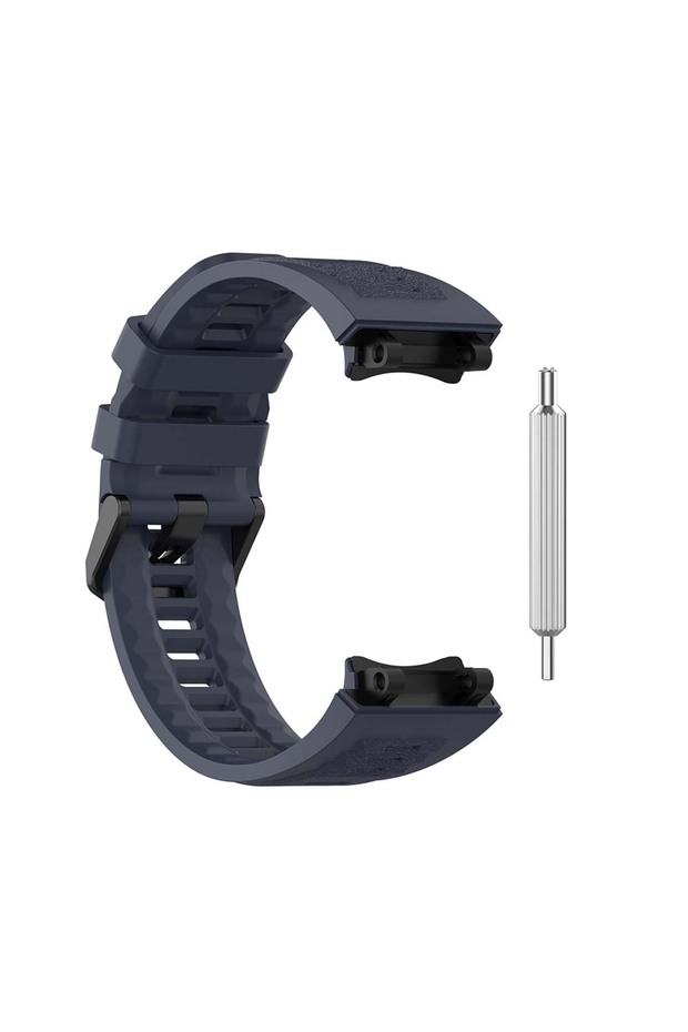 For Amazfit T-Rex 2 Blue Silicone Black Band Strap For AMAZFIT T-Rex 2 Replacement Man Adjustable Sp