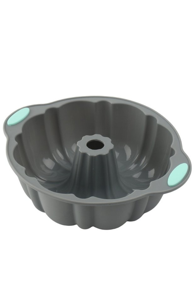 6 Silicone Cake Molds Heat Resistant 3D Spiral Pattern Oven Baking Pan Non-Stick Bread Muffin Mold K
