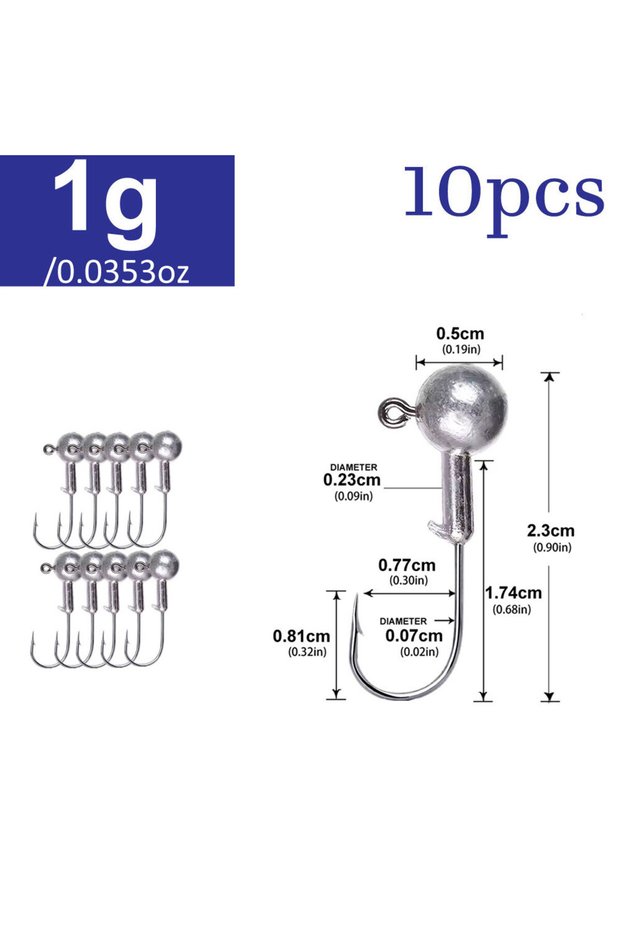 1g Lurestiker Box package 1g 2g 3g 4g 8g 10g 12g 14g 18g 20g 25g 28g crank fishing jig head hook for