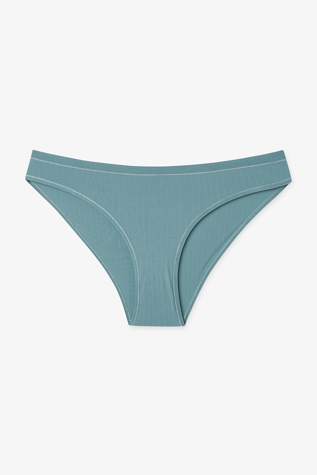 Dark Gray Essentials Regular Waist Slip Panties