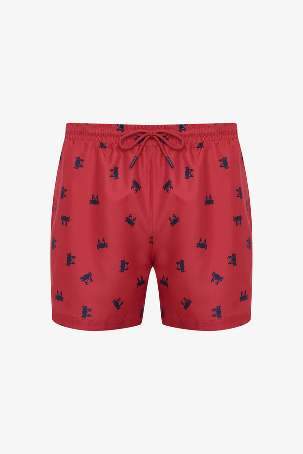 San Francisco Crab Mid-Waist Men's Swim Shorts