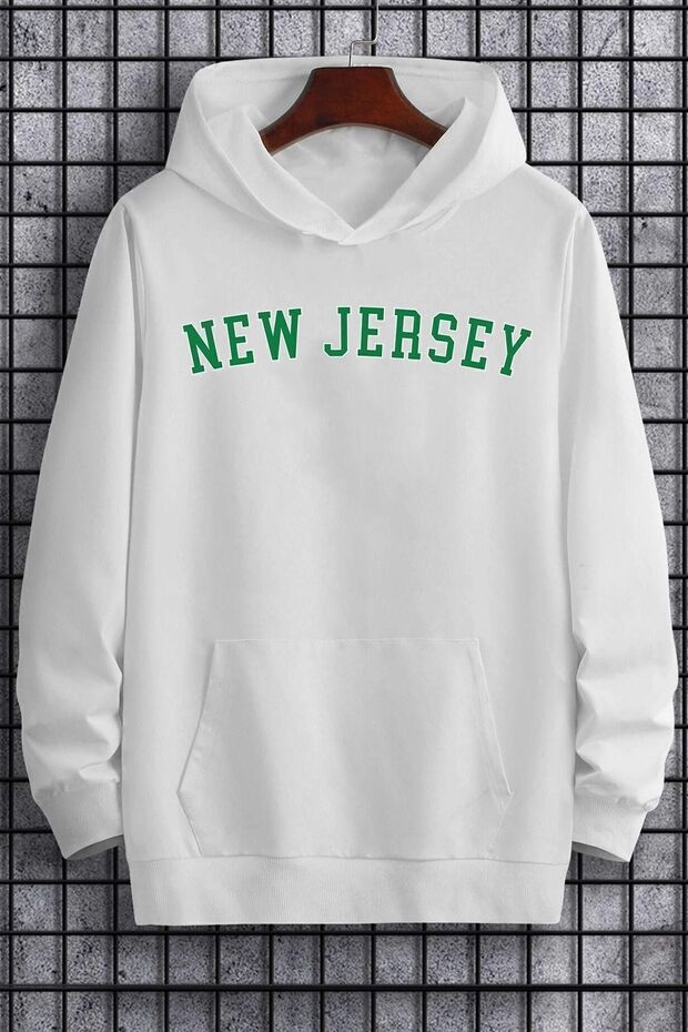 Unisex New Jersey Printed Sweatshirt