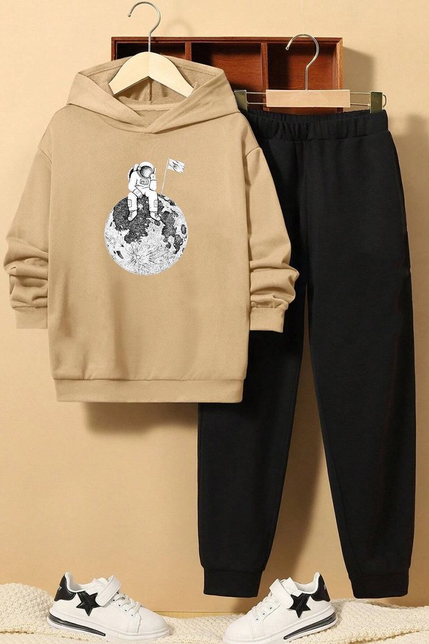 Kids Astronaut Tracksuit Set