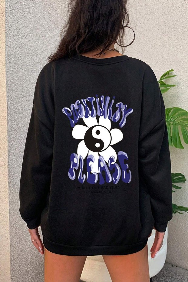 Unisex Space Themed Crewneck Sweatshirt