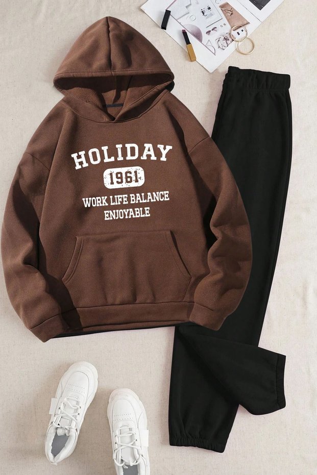 Σετ φόρμας Holiday printed