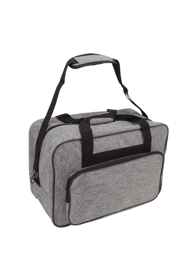 Grey Sewing Machine Carrying Case,Travel bag Universal Tote Bag Fits Most Standard Singer, Brother,