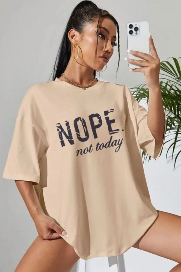 Unisex Not Today Printed T-shirt