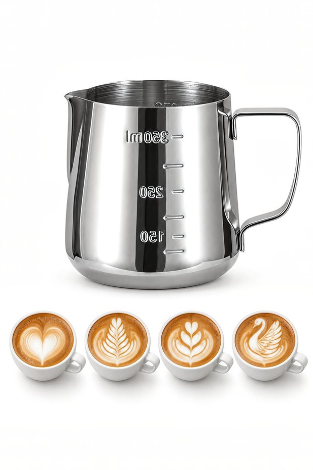 304 Steel 350 ml Coffee Milk Frothing Pot Milk Pot Pitcher cin502