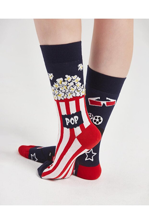 Popcorn Cinema Wife Different Socks