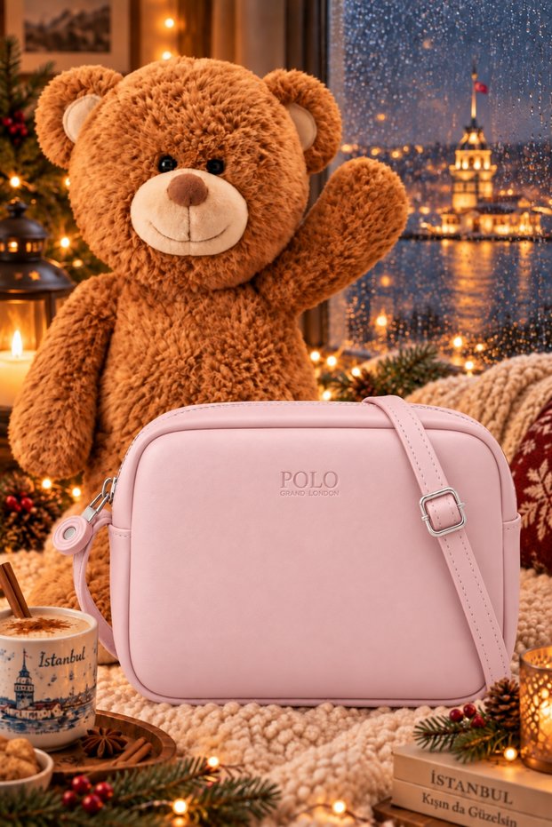 Original Women's Mini Urban Cross Shoulder Bag Soft Textured Luxury Leather Adjustable Strap Ultra Light Gift for Lover Friend Mom Small Size Daily Use Shoulder Bag | 15X20X5 cm - Pink