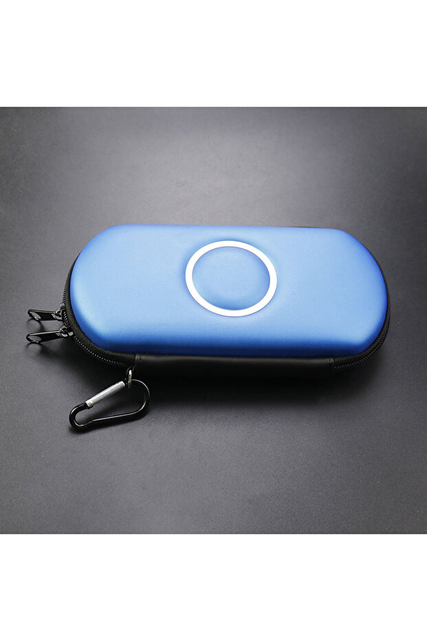 Blue Portable Hard Travel Carry Cover Case Carry Bag Pouch Protector For Sony PSP 1000 2000 3000