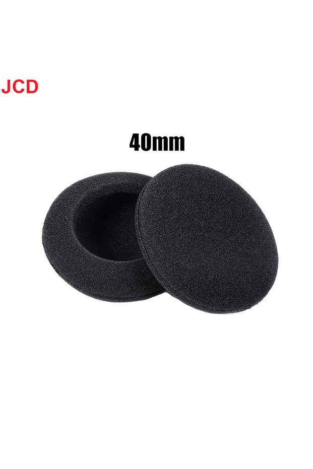 40mm 10pcs 10pc Thickened Foam Ear Pads For Headphones Sponge Replacement Cushions Covers Earphones