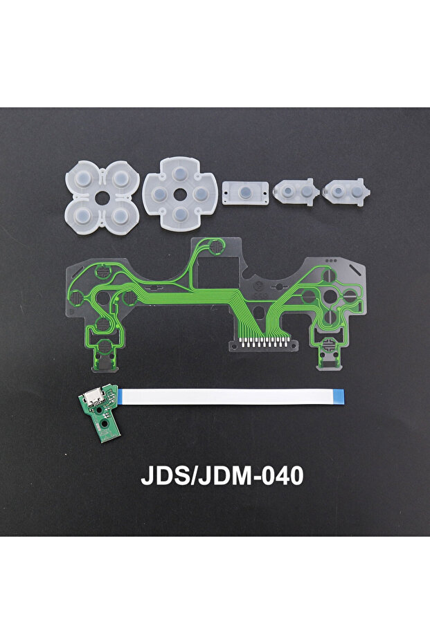 040 JCD For PS4 JDS 001 011 030 040 055 Conductive Rubber USB Charging Port Socket Board Flex Ribbon