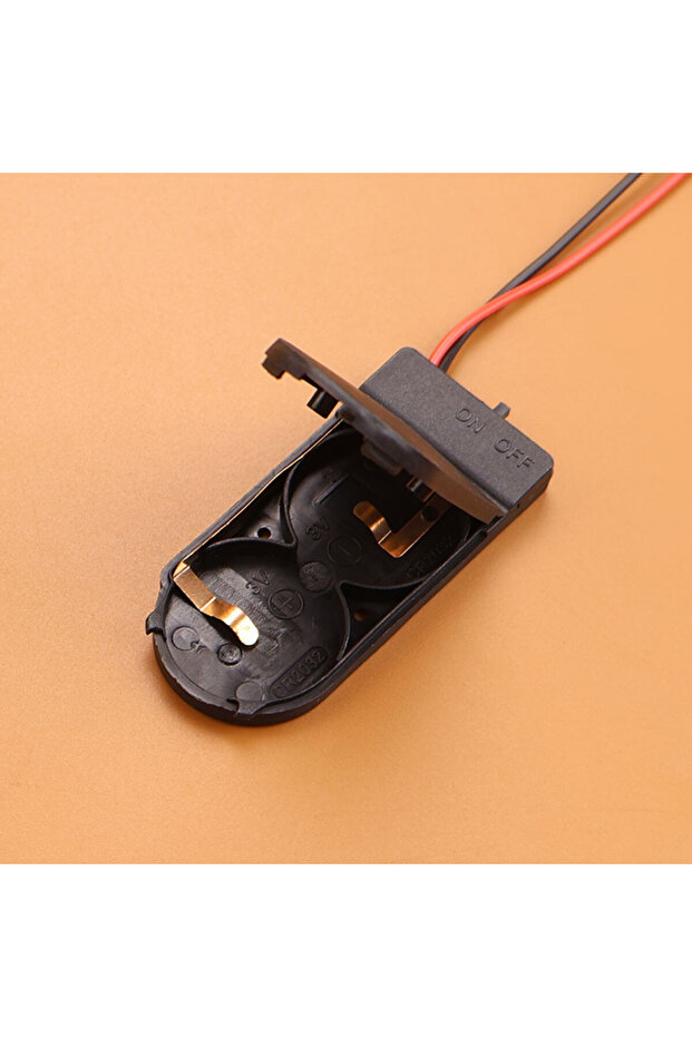 6V Double Black JCD 5PCS Single Double Slot CR2032 CR 2032 Button Coin Cell Battery Holder Case Cove