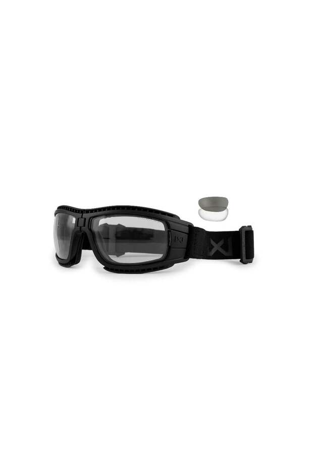 Lynx Ballistic Goggle Glasses (2 Lenses) (Black)