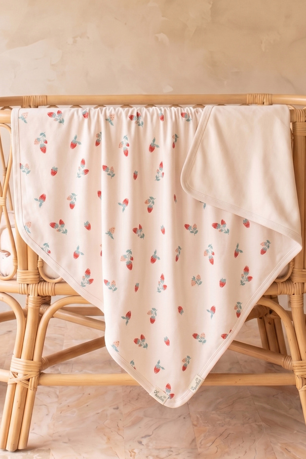 Soft Cotton Baby Blanket - Unisex Newborn Blanket
