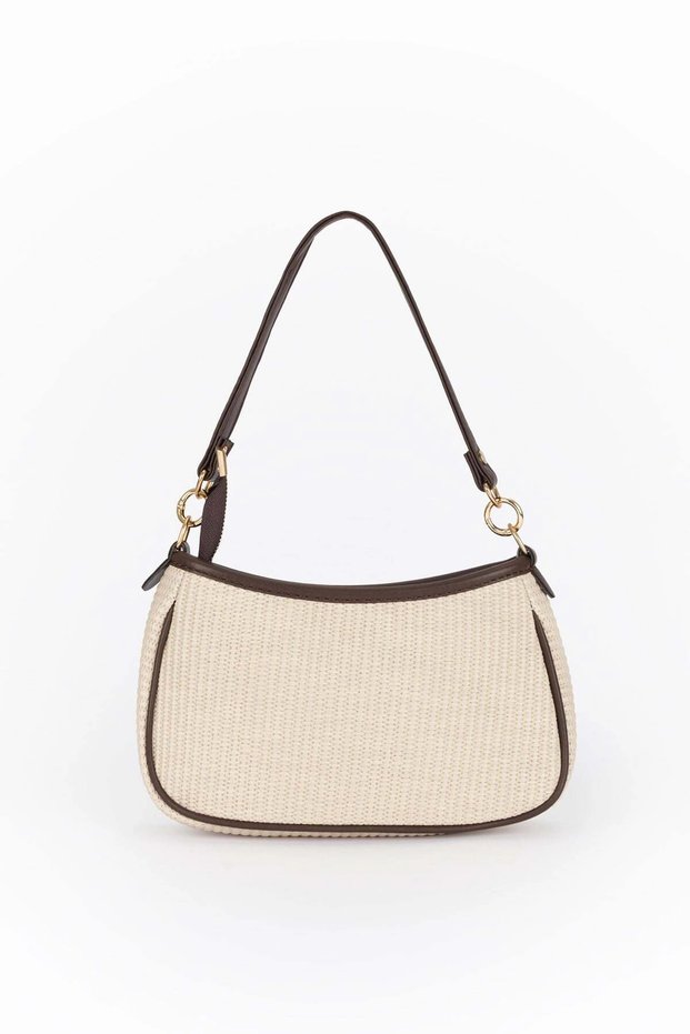 Garnili Wicker Baguette Bag Cty-Lbn-6375