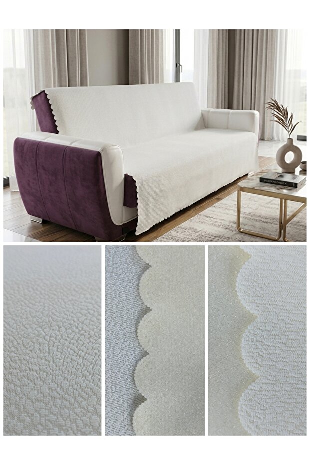 Premium Sofa Cover 170X215 Thick Velvet Texture Pet-Friendly | Sofa Cover | Non-Slip Sole 1 Piece