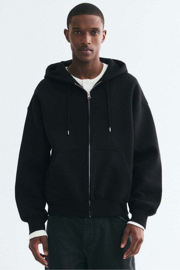 Oversized Fit Zip-through hoodie