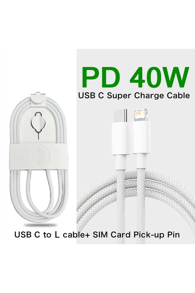 30Pcs 1M TypeC to Lighting 1-50Pcs Original PD 60W Fast Charging Type C Cable For Apple iPhone 13 14
