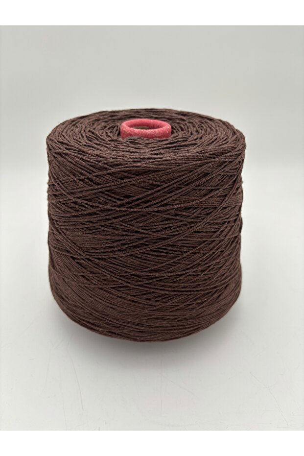 (1 kg) Cotton Hand Knitting Yarn-Cotton Knitting Yarn-Coil Yarn-Brown