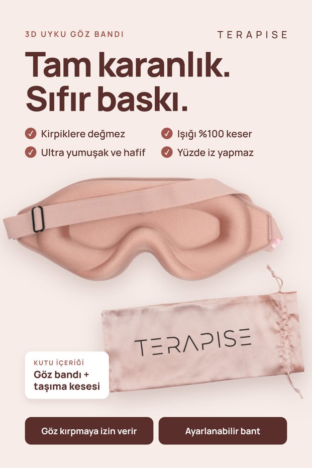 3D Pro Sleep Eye Patch Goggles / Blocks 100% of Light / Does Not Cause Eye Pressure (Pudra)