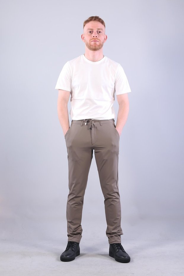 9001 Stretch Fabric Drawstring Waist Pants