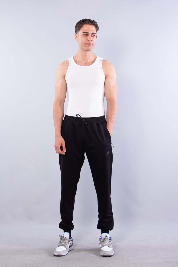 4159 Lyc Ribbed Hidden Pocket Sweatpants