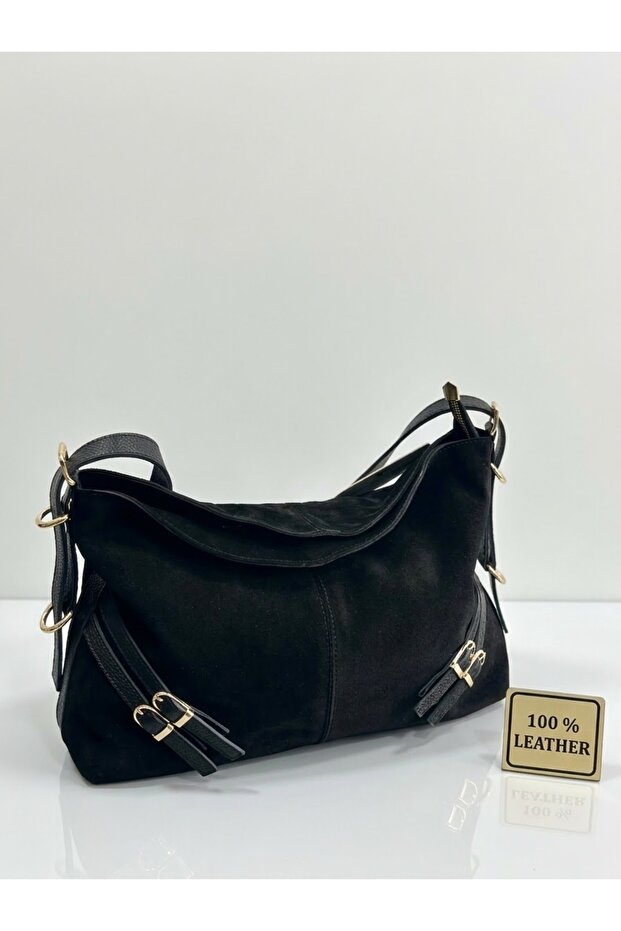 Mesbag women's bag genuine suede leather