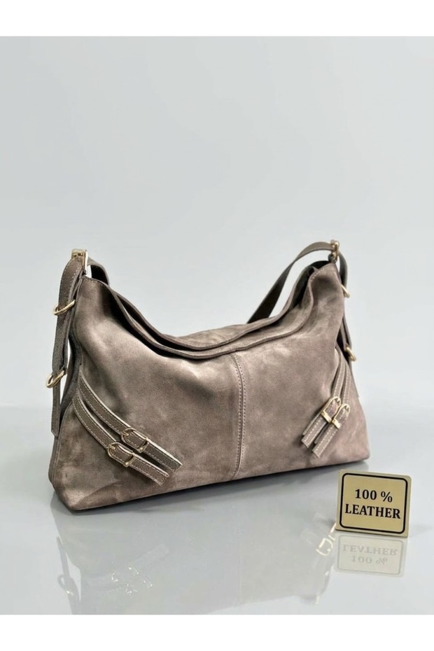 Mesbag women's bag genuine suede leather