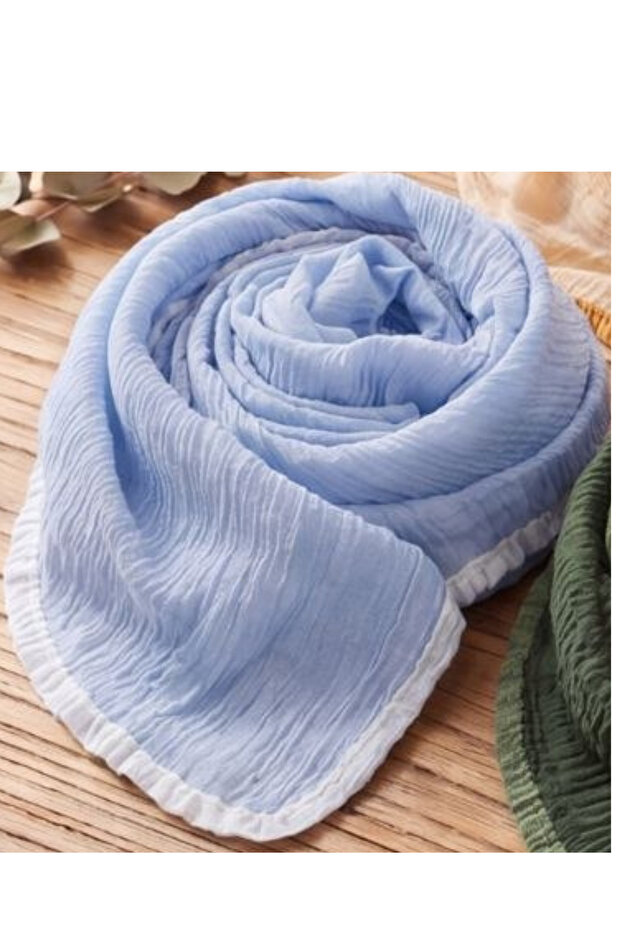 Piping Muslin Shawl