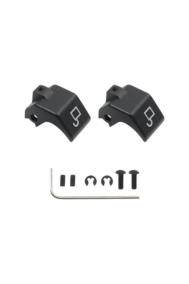 black 1 Set Top Latch Rebuild Kit Aluminum For 1990-2005 Mazda Miata MX-5 Convertibles Black/Red